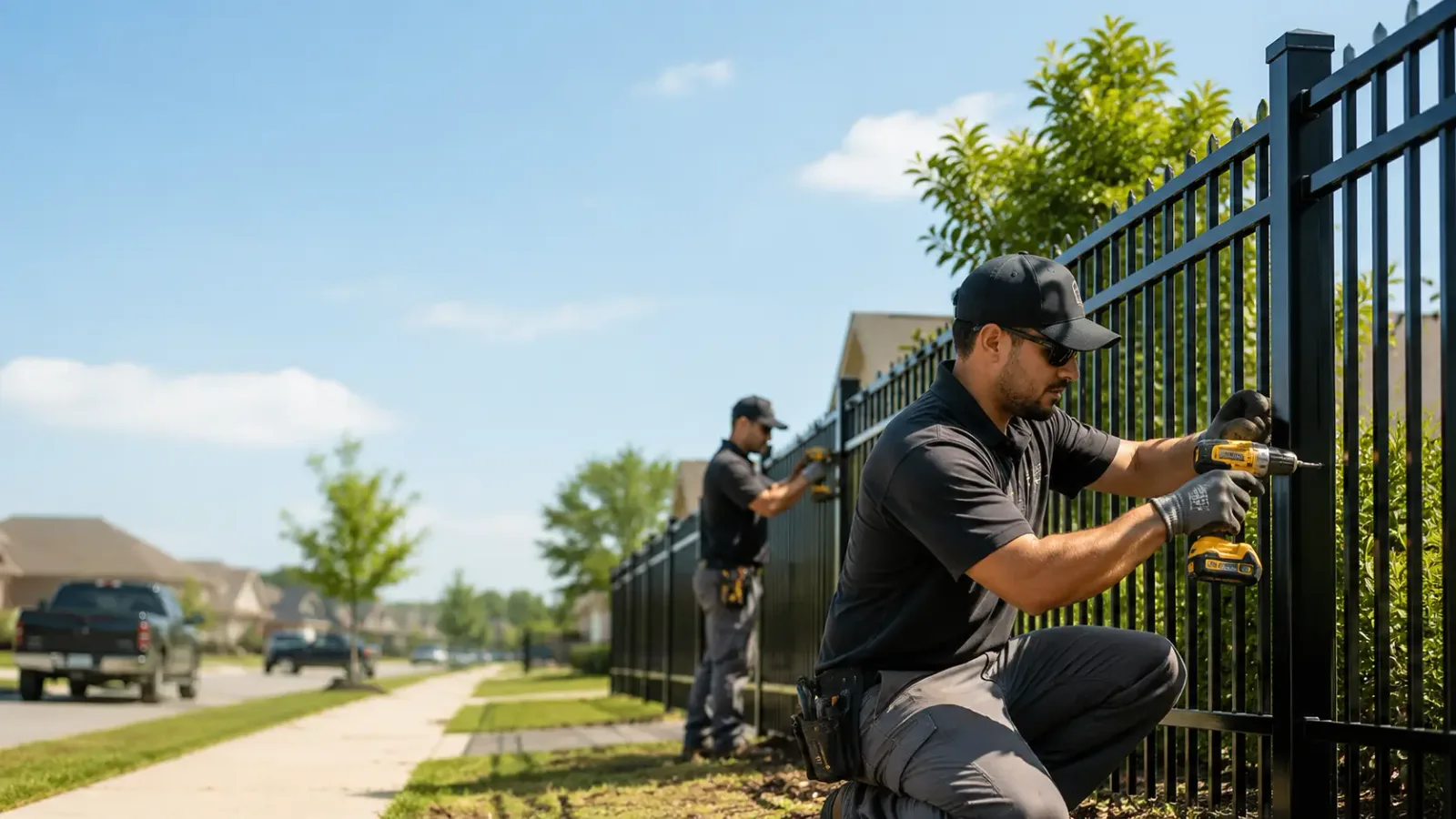 Metal Fence Installation in New Deal, TX